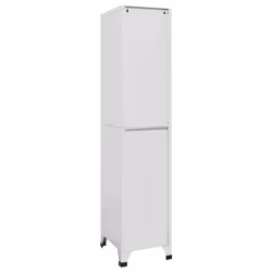 vidaXL Locker Cabinet with 2 Compartments Industrial Office Storage Organiser - Additional view 4