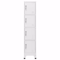 vidaXL Locker Cabinet with 4 Compartments Changing Room Storage Organiser - Additional view 10