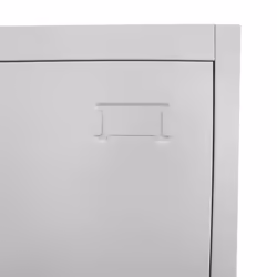vidaXL Locker Cabinet with 12 Compartments Home Indoor Wardrobe Shelf Storage - Additional view 4
