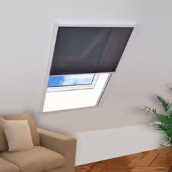 vidaXL Plisse Insect Screen for Windows Aluminium 80x100cm Curtain Mesh Net