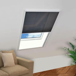 vidaXL Plisse Insect Screen for Windows Aluminium 80x100cm Curtain Mesh Net