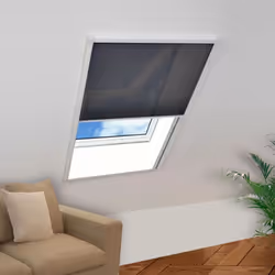 vidaXL Plisse Insect Screen for Windows Aluminium 80x120 cm Curtain Mesh Net