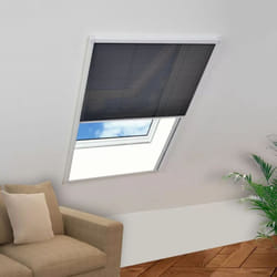 vidaXL Plisse Insect Screen for Windows Aluminium 80x120 cm Curtain Mesh Net