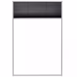 vidaXL Plisse Insect Screen for Windows Aluminium 80x120 cm Curtain Mesh Net
