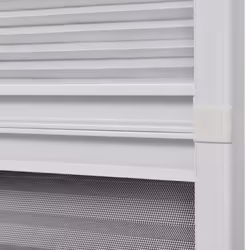 vidaXL Plisse Insect Screen for Windows Aluminium 80x100cm with Shade Curtain - Additional view 5