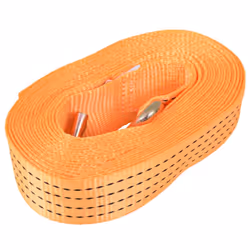 vidaXL 10x/4x Ratchet Tie Down Straps 4 Tonnes Tool Blue/Orange Multi Sizes - orange, 8 m x 50 mm/ 10 pcs