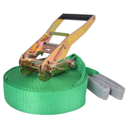 vidaXL Slackline 15 m x 50 mm 150 kg Green Balance Training Rope Beginner