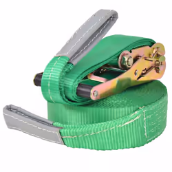 vidaXL Slackline 15 m x 50 mm 150 kg Green Balance Training Rope Beginner