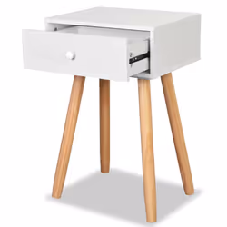 VidaXL 244740 nightstand/bedside table Brown, White - Additional view 5