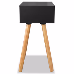VidaXL 244741 nightstand/bedside table Black, Brown - Additional view 6