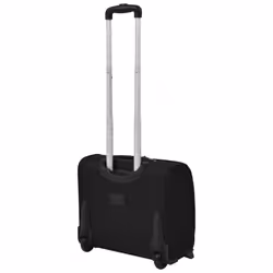vidaXL Pilot Trolley Black Telescopic Handle Luggage Suitcase Travel Bag Case