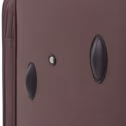 vidaXL 3 Piece Soft Case Trolley Set Coffee Wheeled Travel Luggage Suitcase - Additional view 8