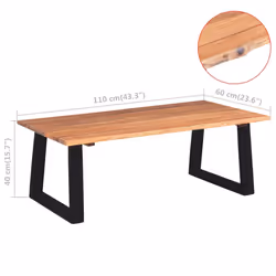 VidaXL 244996 coffee/side/end table - Additional view 7