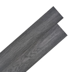 vidaXL Self-adhesive PVC Flooring Planks 5.02mÂ² 2mm Black and White Floor Tile