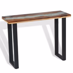 vidaXL Teak Console Table 100x35x75cm Side End Living Room Hallway Furniture - Additional view 5
