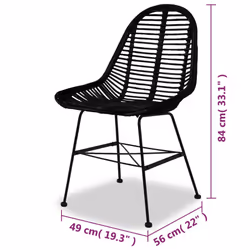 VidaXL 244571 restaurant/dining chair - Additional view 5