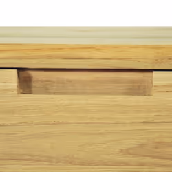 vidaXL Solid Teak Coffee Table 80x80x40cm with 2 Drawers Living Room Furniture - Additional view 8