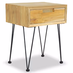 VidaXL 244576 nightstand/bedside table - Additional view 5