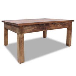 vidaXL Coffee Table Hallway End Table Accent Side Table Solid Mahogany Wood