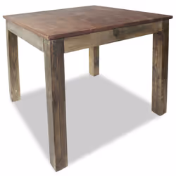 vidaXL Dining Table Kitchen Dinner Table Dining Room Table Mixed Recycled Wood - Additional view 2