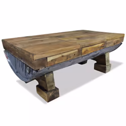 vidaXL Coffee Table Hallway End Table Accent Side Table Mixed Recycled Wood