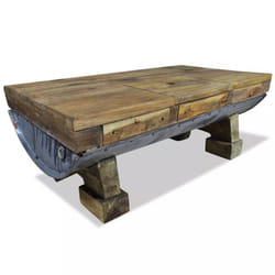 vidaXL Coffee Table Hallway End Table Accent Side Table Mixed Recycled Wood
