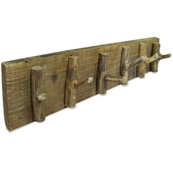 vidaXL Coat Rack Wall Mounted Coat Hook Wooden Wall Hanger Mixed Recycled Wood