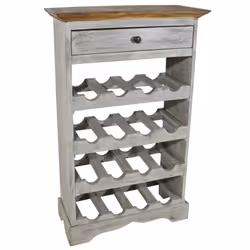 vidaXL Wine Rack Wine Shelf Wine Bottle Holder Drink Rack Solid Mahogany Wood