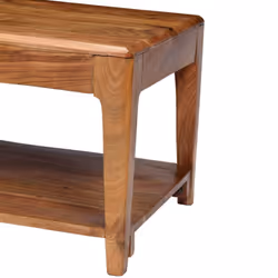 vidaXL Solid Wood Coffee Table 88x50x38cm Living Room Furniture Plant Stand - Additional view 2