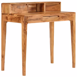 vidaXL Solid Wood Writing Desk with Drawers 88x50x90cm Study Computer Table - Additional view 10