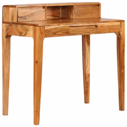 vidaXL Solid Wood Writing Desk with Drawers 88x50x90cm Study Computer Table - Additional view 9