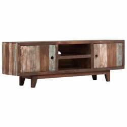 vidaXL Solid Acacia Wood TV Cabinet Vintage 118x30x40cm Entertainment Stand