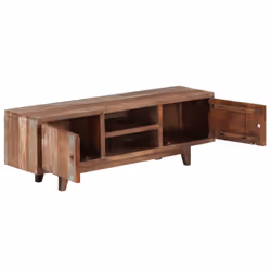 vidaXL Solid Acacia Wood TV Cabinet Vintage 118x30x40cm Entertainment Stand