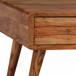vidaXL Solid Wood Coffee Table with Carved Drawer 100x50x40cm Home Furniture - Additional view 5