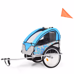 vidaXL 2-in-1 Bicycle Trailer & Stroller | Convertible Kids' Stroller