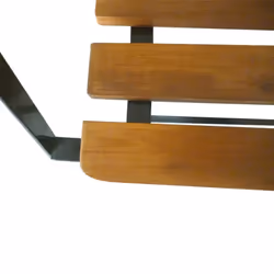 vidaXL Folding Garden Bench Acacia Wood 112x46x85cm Outdoor Patio Park Seat - Additional view 4