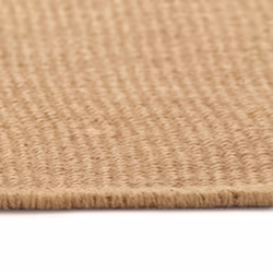 vidaXL Area Rug Jute with Latex Backing 70x130cm Natural Home Floor Carpet Mat