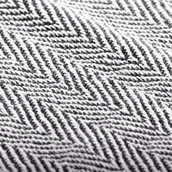 vidaXL Throw Cotton Herringbone 220x250cm Navy Blue Sofa Bed Blanket Cover