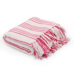 vidaXL Throw Cotton Squares Sofa Bed Blanket Cover Bedspread Bedroom Throw - 220 x 250 cm