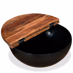 vidaXL Coffee Table Tea Side Table Decorative End Accent Telephone Sofa Table - black, 60 x 27 cm/ 2 pcs - Additional view 6