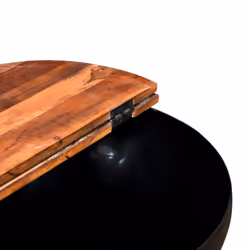 vidaXL Coffee Table Tea Side Table Decorative End Accent Telephone Sofa Table - black, 60 x 27 cm/ 2 pcs - Additional view 7