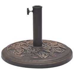 vidaXL Parasol Base Resin Round Bronze 9 kg - Additional view 2