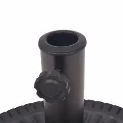 vidaXL Parasol Base Resin Round Black 14kg Outdoor Patio Umbrella Holder Stand - Additional view 5