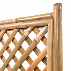 vidaXL Garden Raised Bed with Trellis Bamboo 40cm Climbing Plant Flower Pot - Additional view 4
