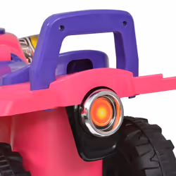 vidaXL Children's Ride-on ATV with Sound and Light Pink and Purple Car Vehicle - Additional view 5