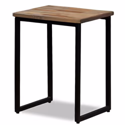 vidaXL Solid Reclaimed Teak Nesting Coffee Table Set 3 Piece Furniture Desk