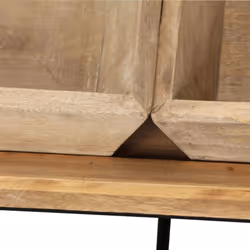 vidaXL Solid Mango Wood Coffee Table 110x55x42cm Home Living Room Furniture - Additional view 6