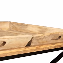 vidaXL Solid Mango Wood Coffee Table 110x55x42cm Home Living Room Furniture - Additional view 8