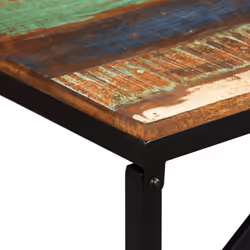 vidaXL Bench Hallway Bench Chair Entryway Stand Bench Seat Solid Mango Wood - 110 x 35 x 45 cm - Additional view 4
