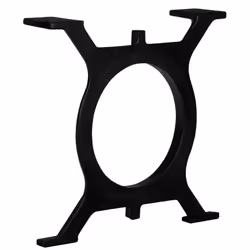 vidaXL 2x Coffee Table Legs O-Frame Cast Iron Industrial Bench Desk Support - Additional view 2